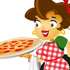 Postać Włoszki wykonanay dla nowopowstającej sieci pizzeri.   