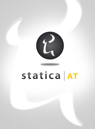 Projekt logo Statica AT - programu do analizy notowań giełdowych. Statica  