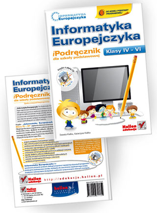Informatyka Europejczyka. Projekt okładki podręcznika szkolnego. HELION Edukacja  
